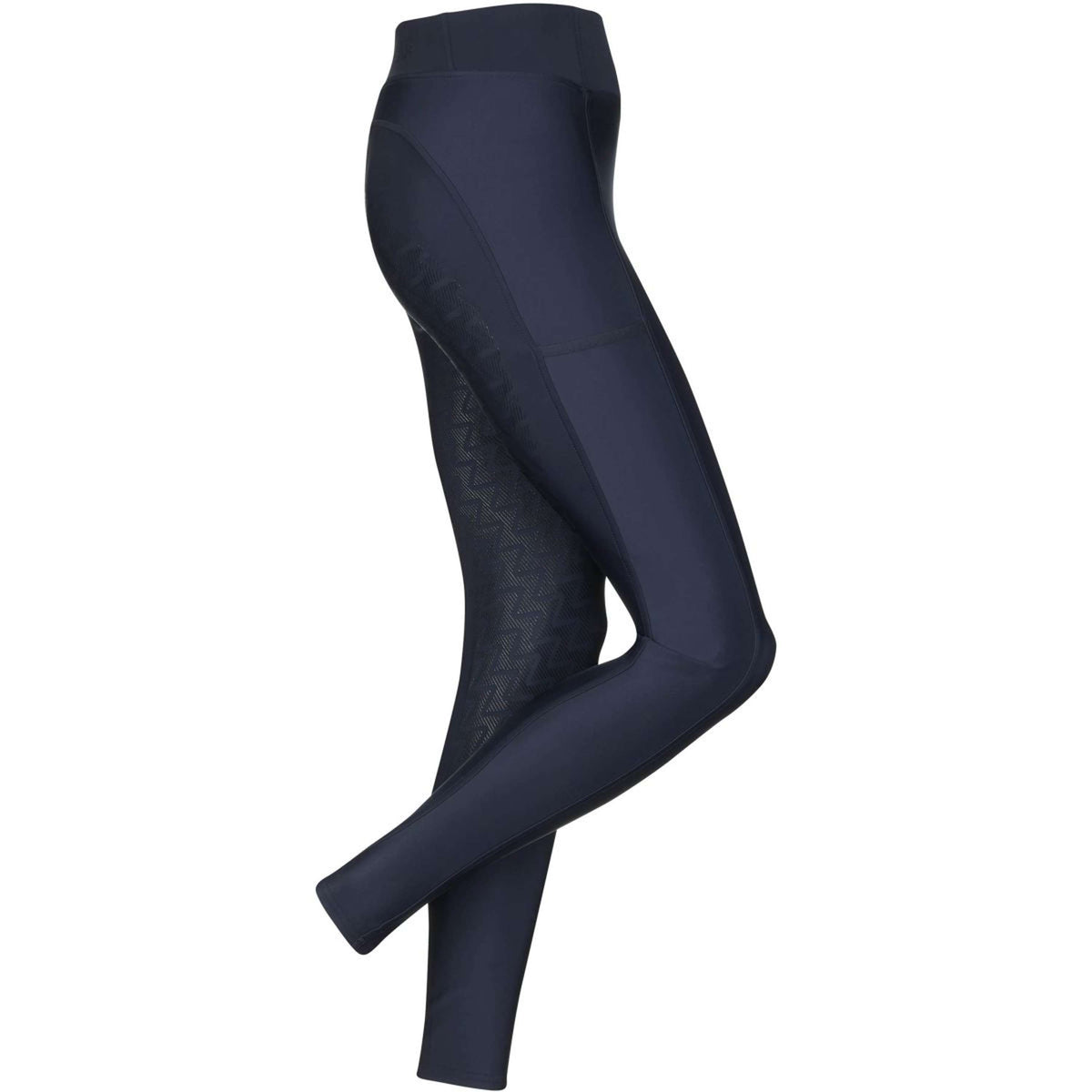 LeMieux Legging d'Équitation Pull On Silicone Fond de Peau Marin