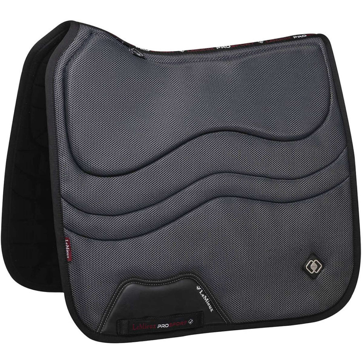 LeMieux Tapis de Selle Ultramesh Square Dressage Noir