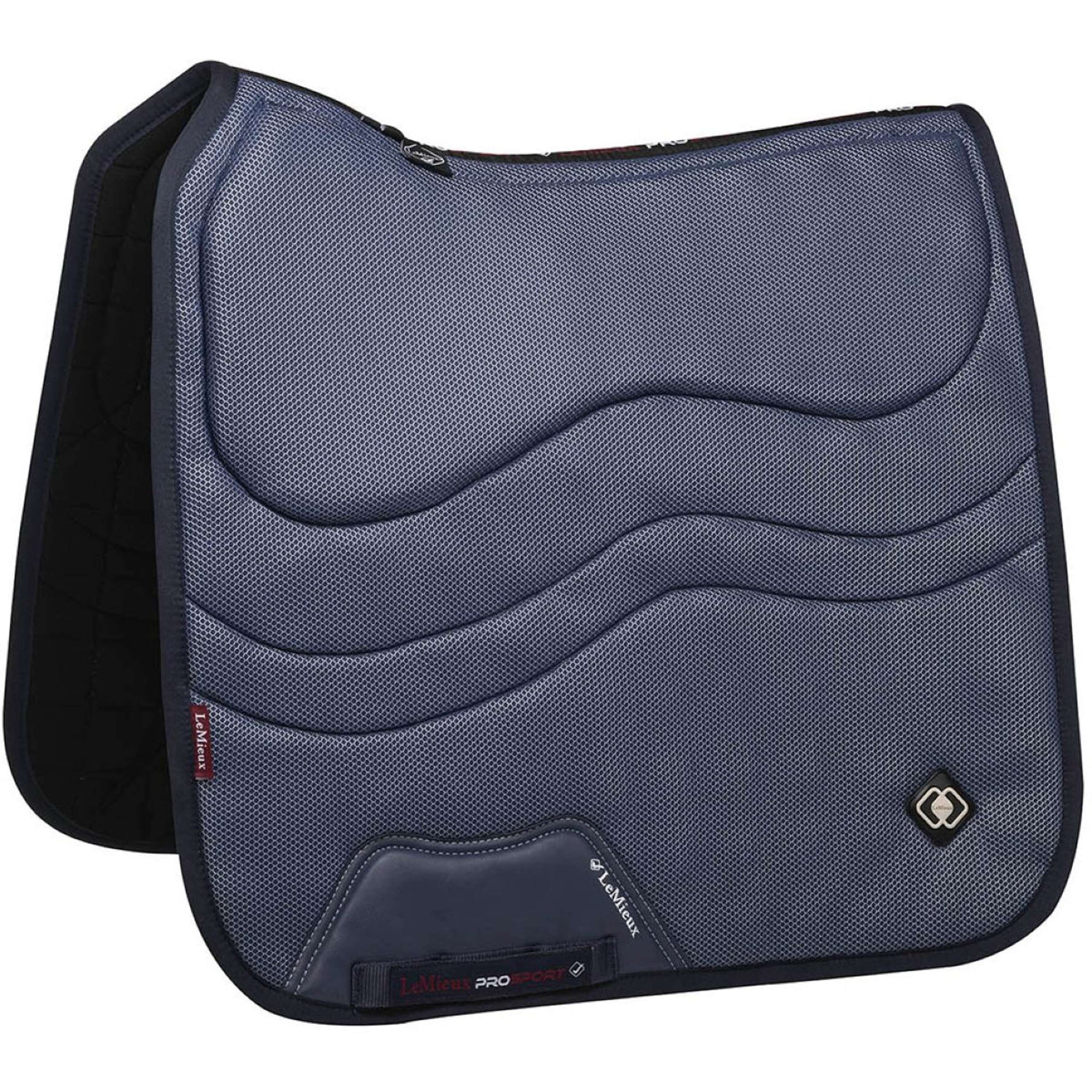 LeMieux Tapis de Selle Ultramesh Square Dressage Marin