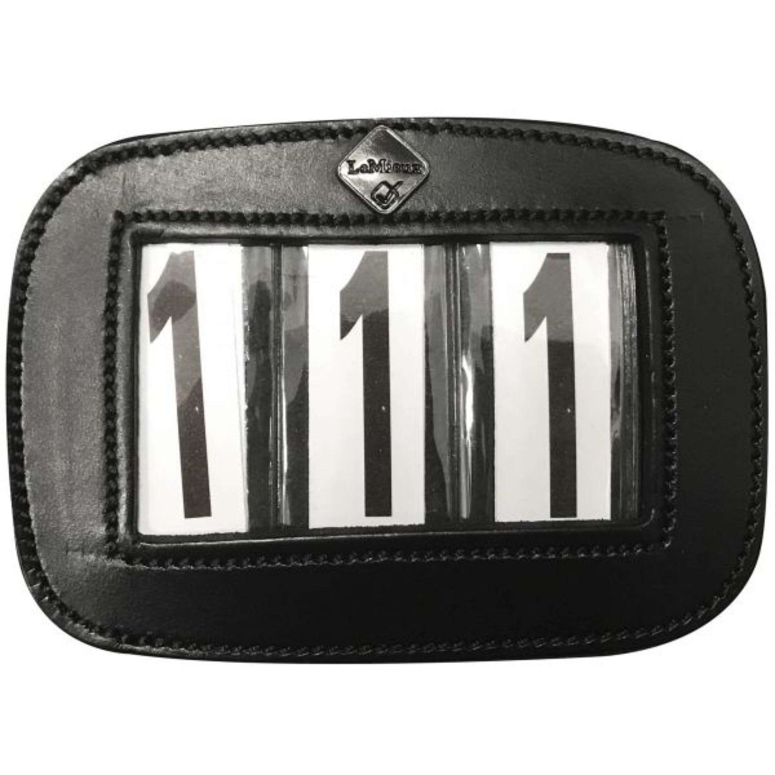 LeMieux Numéros de départ Saddle Pad Noir