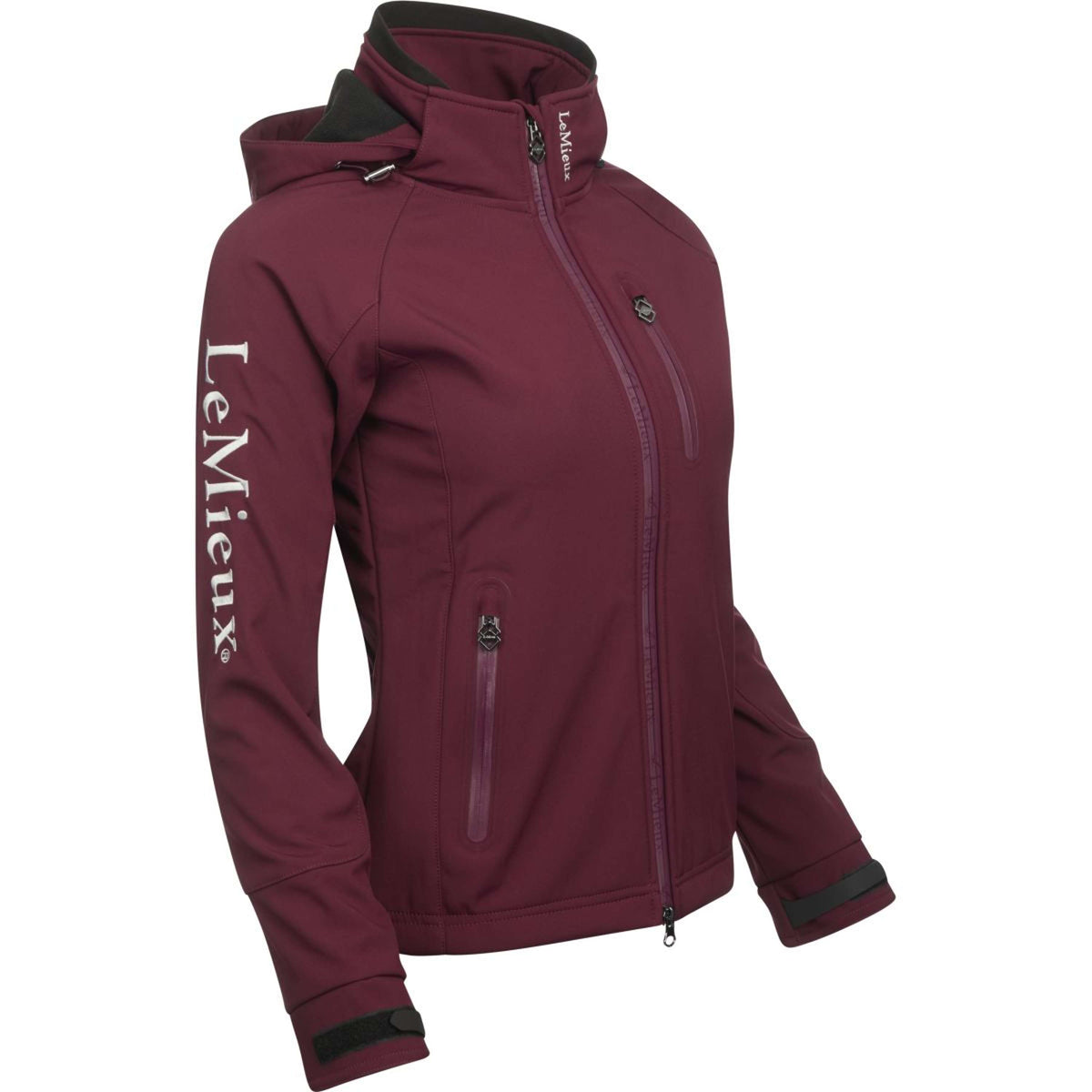 LeMieux Veste Elite Softshell Femme Bordeaux