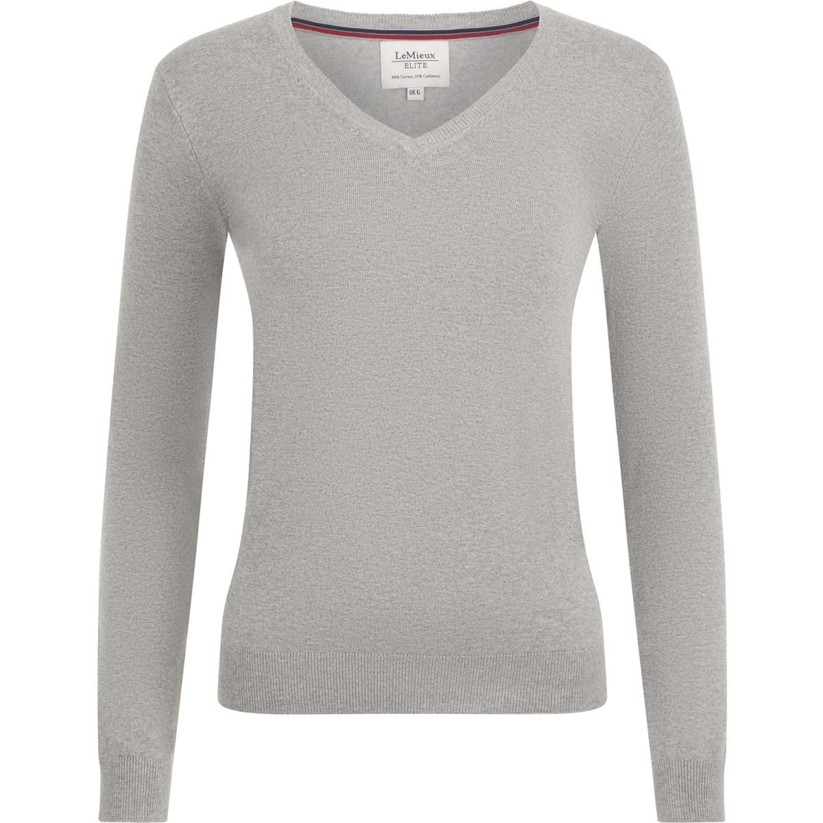 LeMieux Pull Elite V-Neck Femme Gris