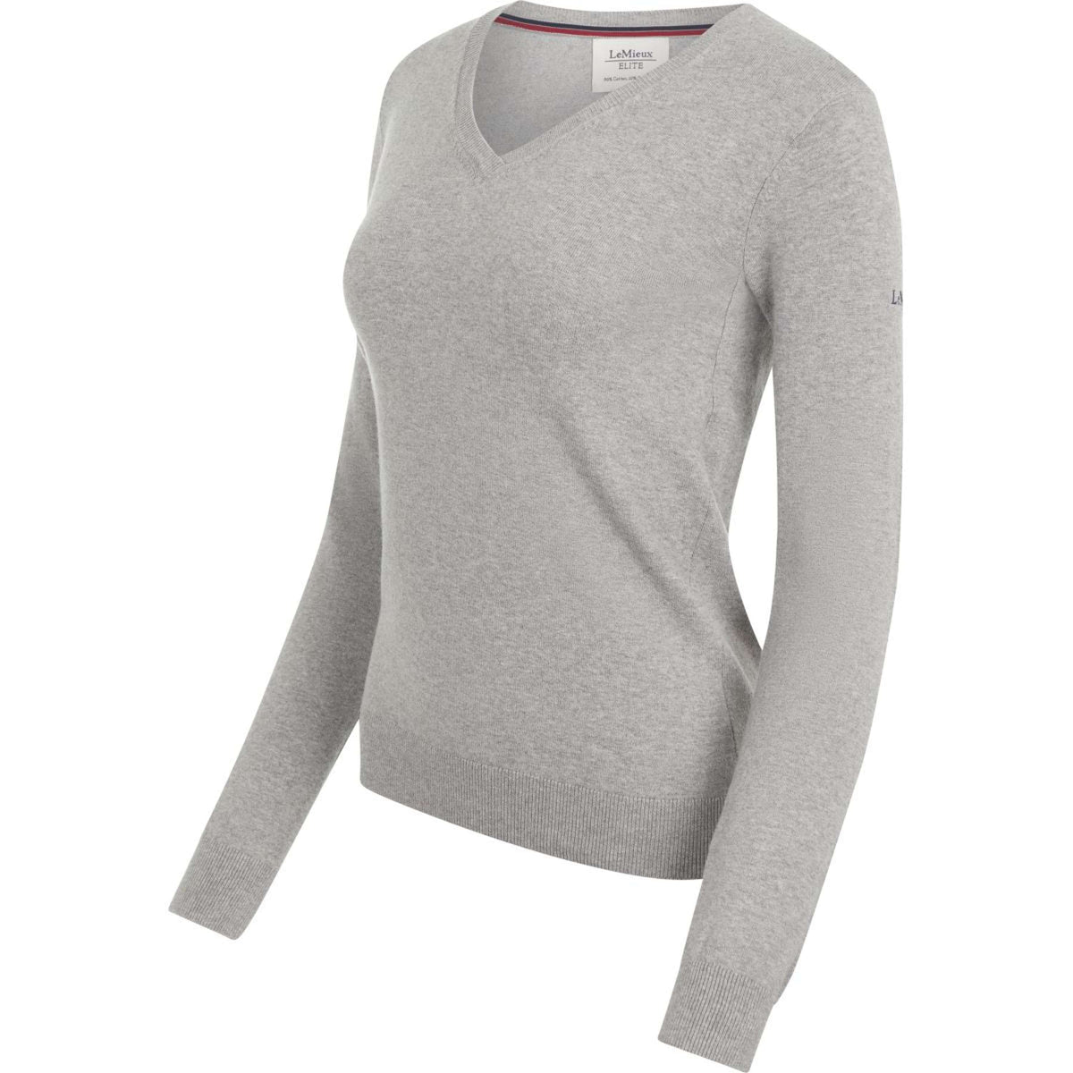 LeMieux Pull Elite V-Neck Femme Gris