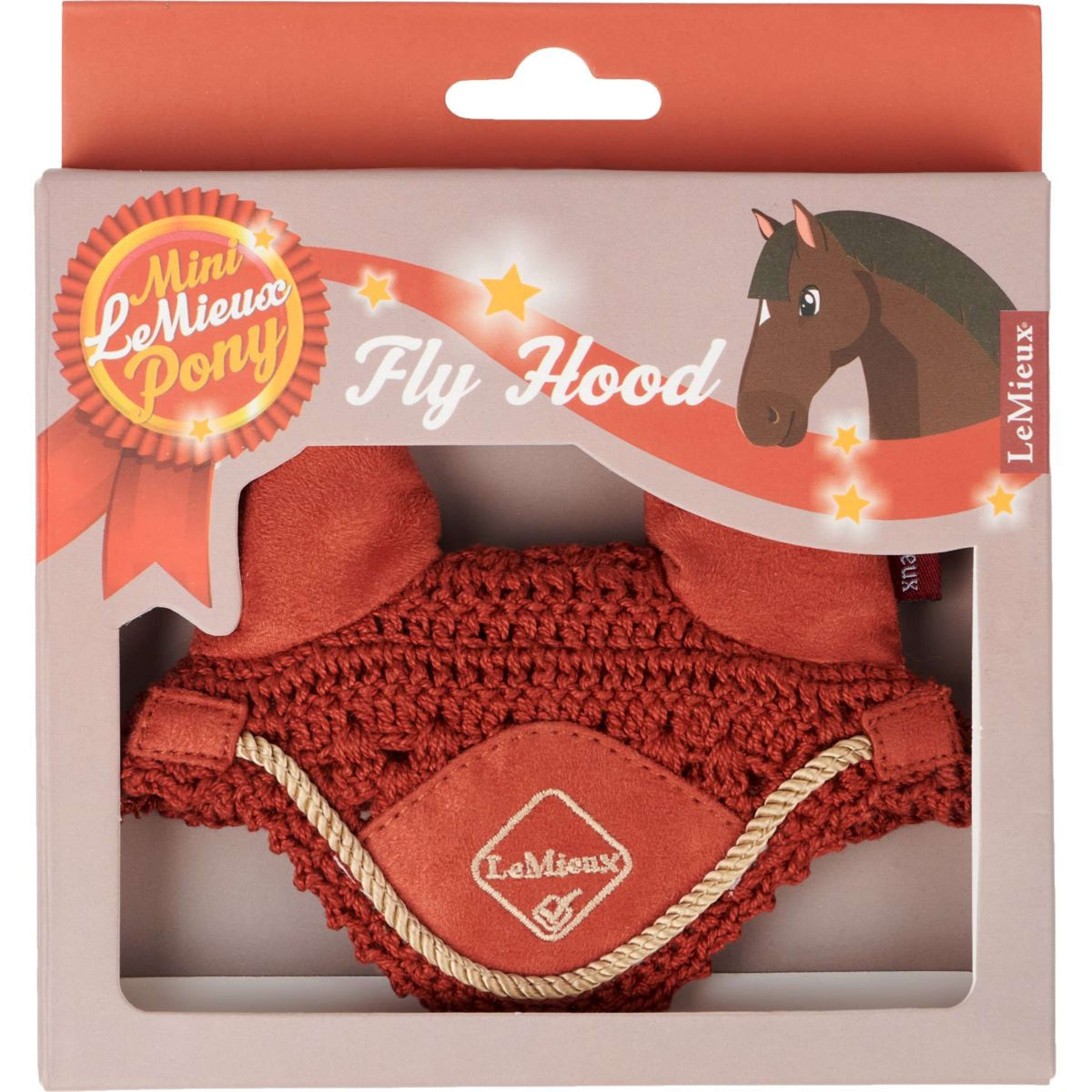 LeMieux Toy Pony Bonnet Anti-Mouches Sienna