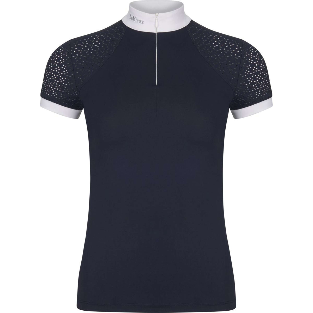 LeMieux Chemise de Spetacle Olivia Manches Courtes Marin