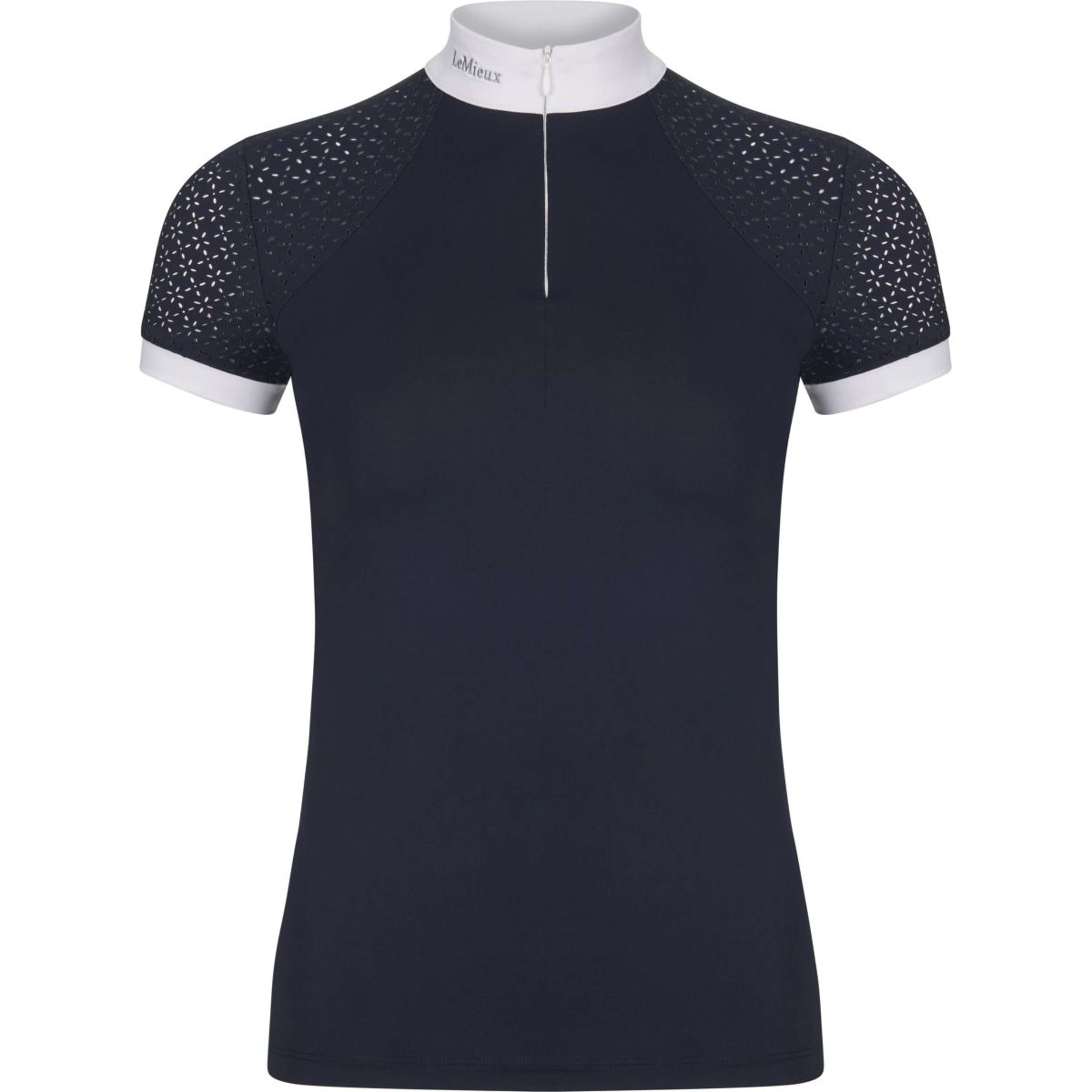 LeMieux Chemise de Spetacle Olivia Manches Courtes Marin