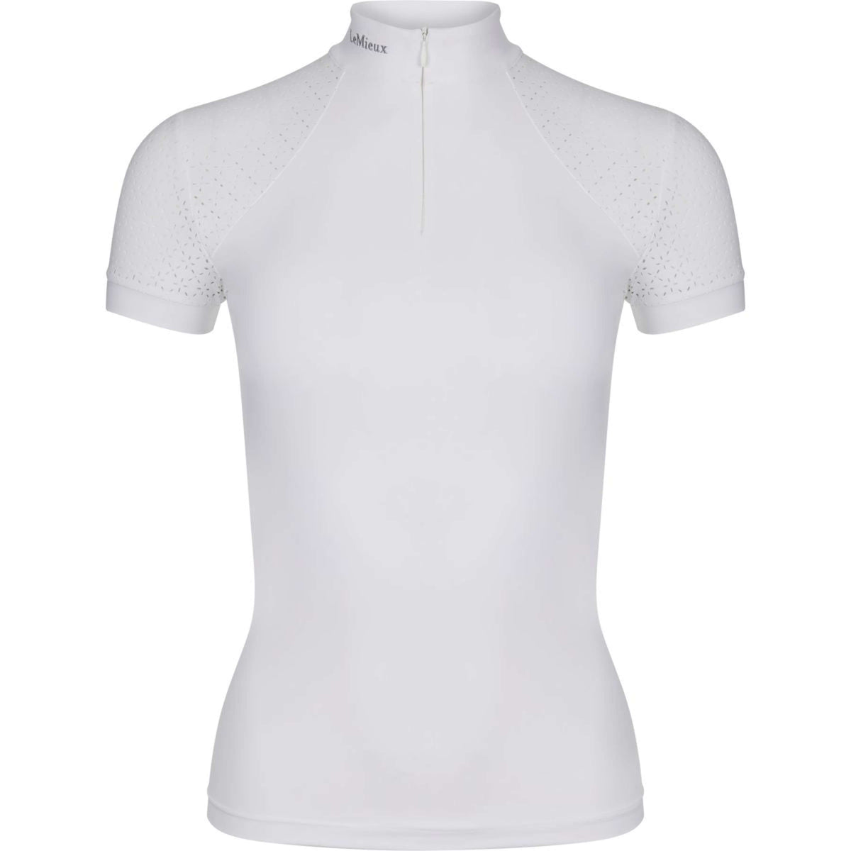 LeMieux Chemise de Spetacle Olivia Manches Courtes Blanc