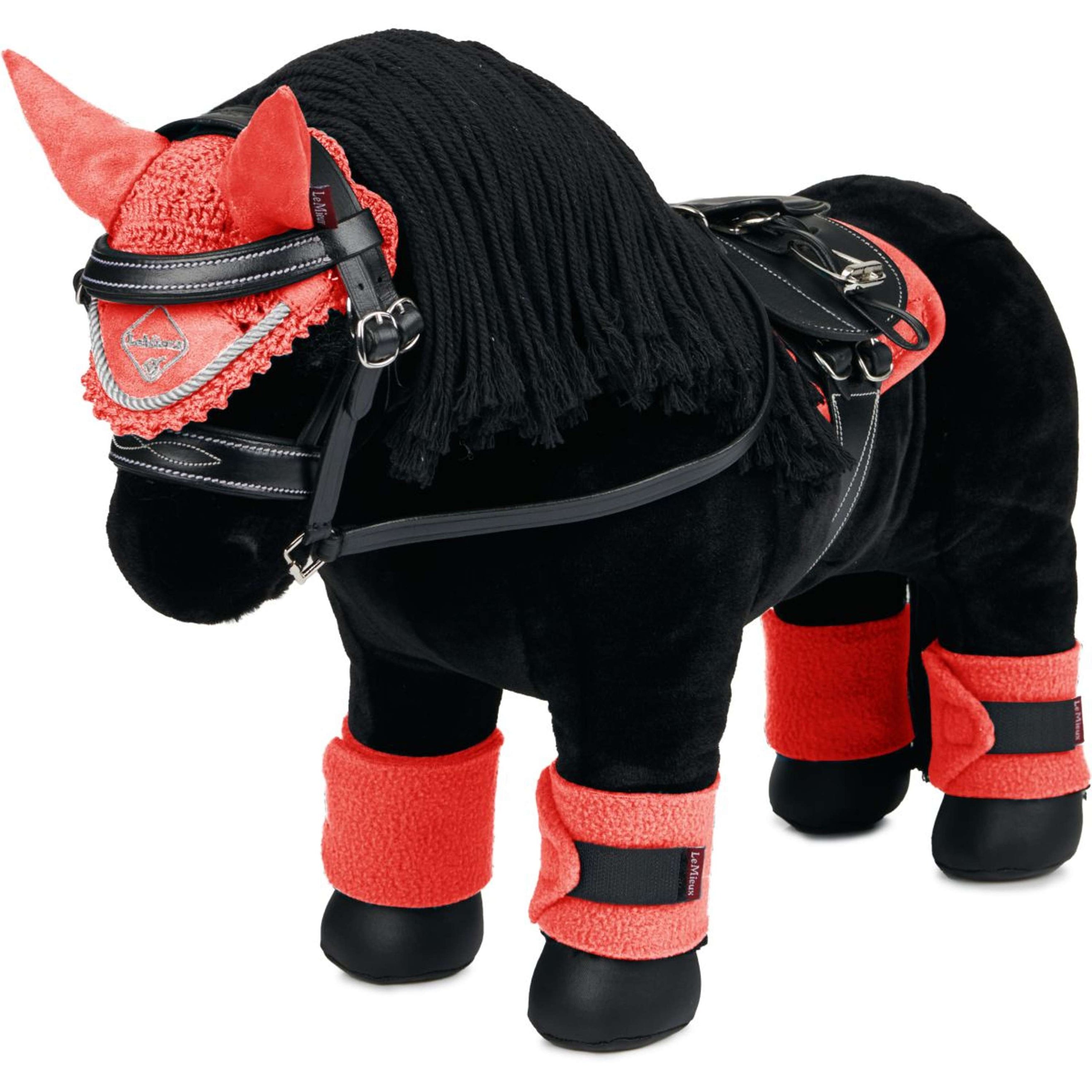 LeMieux Toy Pony Bonnet Anti-Mouches Papaya