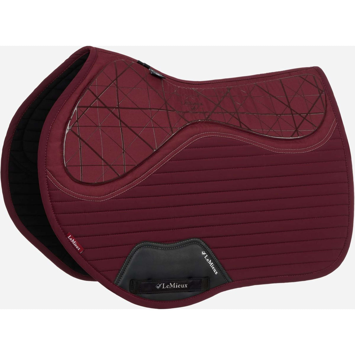 LeMieux Tapis de Selle Soft Shell Anti Slip CC Bordeaux