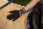 LeMieux Gants d'Équitation Pro Mesh Fougère / Marron