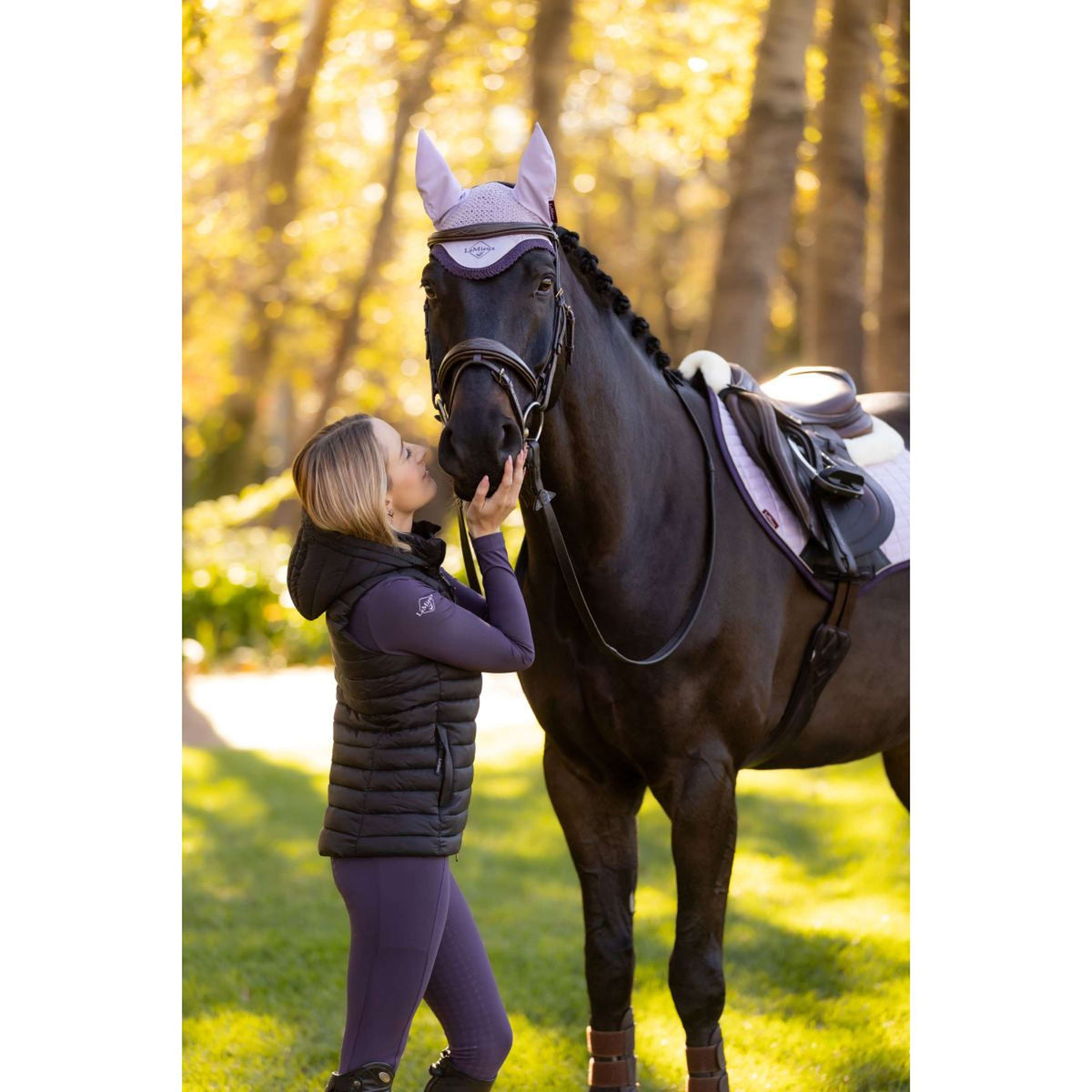 LeMieux Bonnet Anti-Mouches Classic Violet