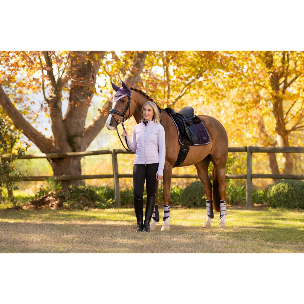 LeMieux Tapis de Selle Merino Loire Classic Dressage Juniper