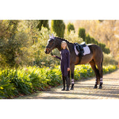 LeMieux Tapis de Selle Suede Polyvalent Violet