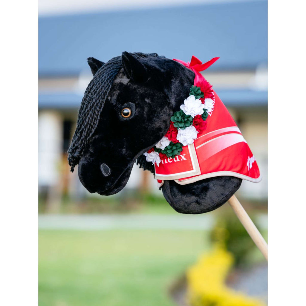 LeMieux Hobby Horse Flower Sash Rouge