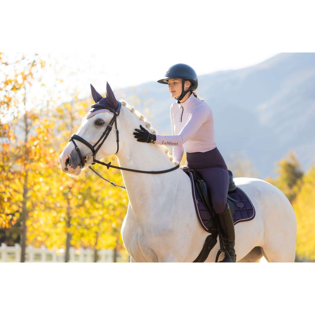 LeMieux Chemise Base Layer Classique Violet