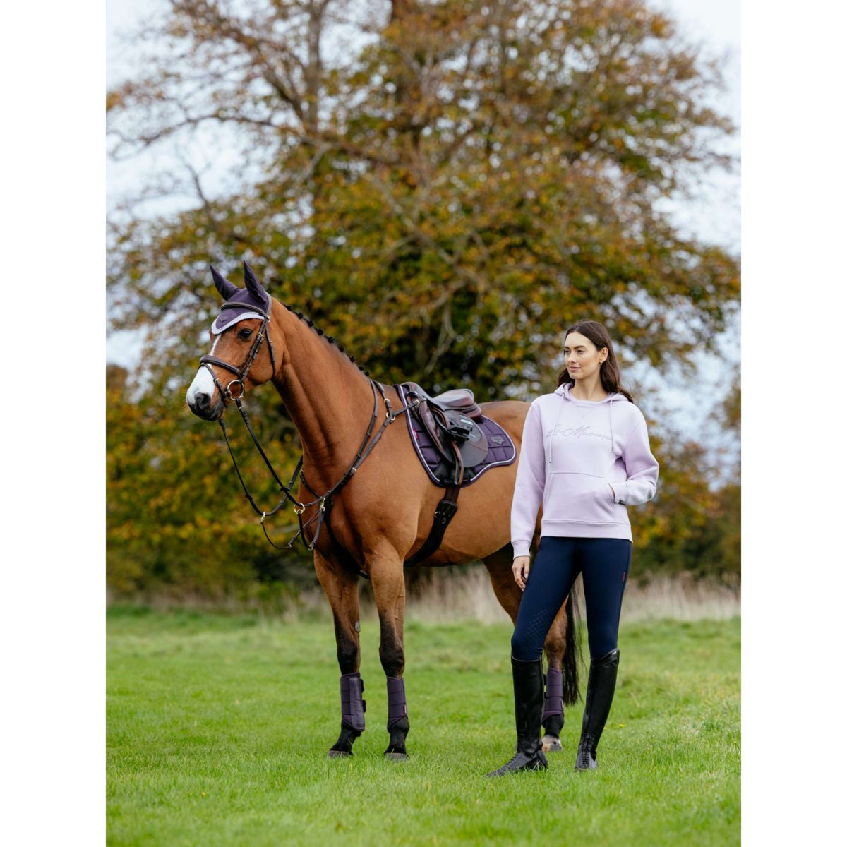 LeMieux Pull col Hoodie Elspeth Violet