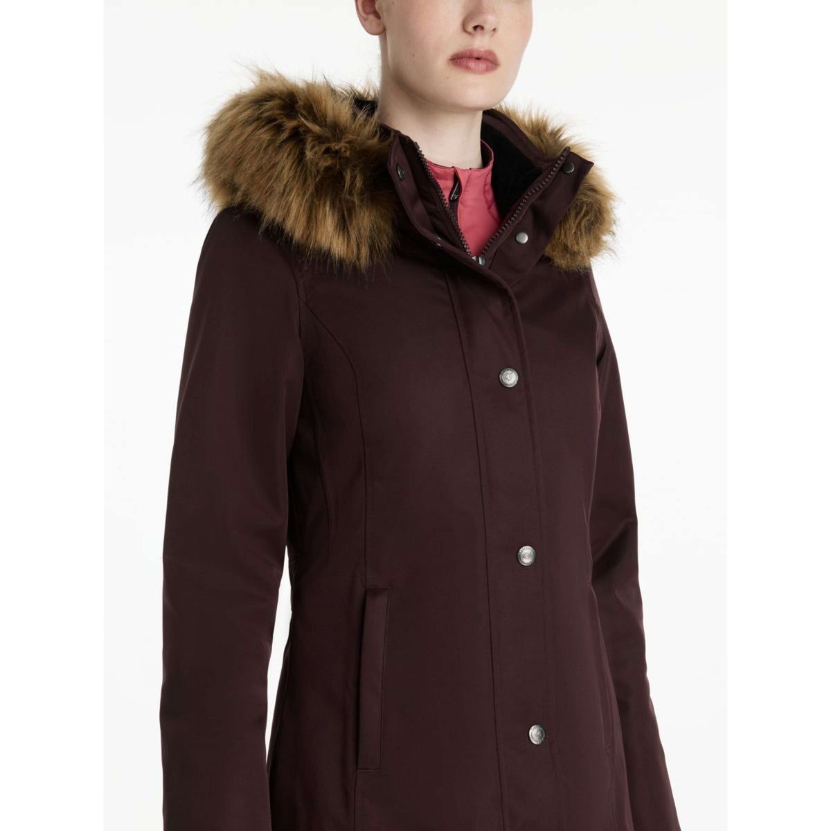 LeMieux Veste Anya Waterproof Long Damson