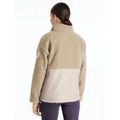 LeMieux Sweater Young Rider Tammy Teddy Fleece Almond