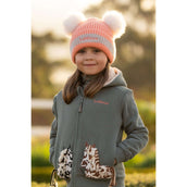 LeMieux Bonnet Mini Double Pom Enfants Peach Punch