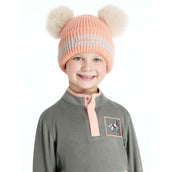 LeMieux Bonnet Mini Double Pom Enfants Peach Punch