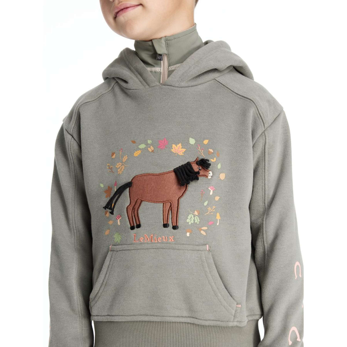 LeMieux Pull col Hoodie Mini Romi Enfants Rosemary
