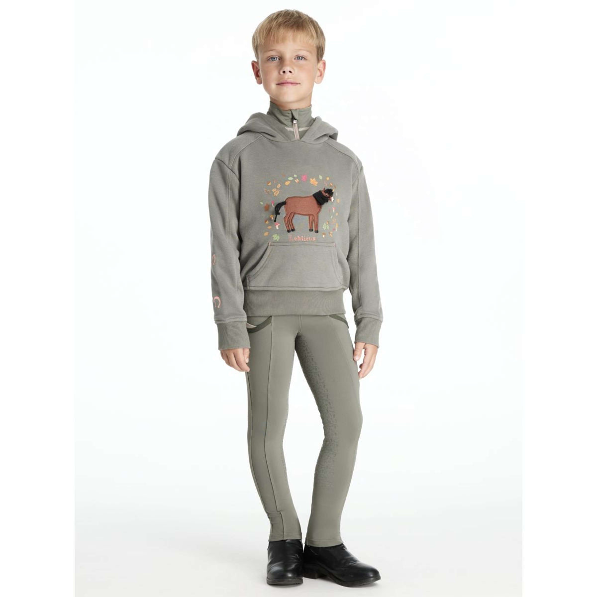 LeMieux Pull col Hoodie Mini Romi Enfants Rosemary
