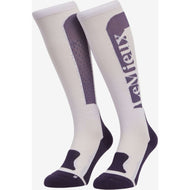 LeMieux Chaussettes d'Équitation Silicone Violet