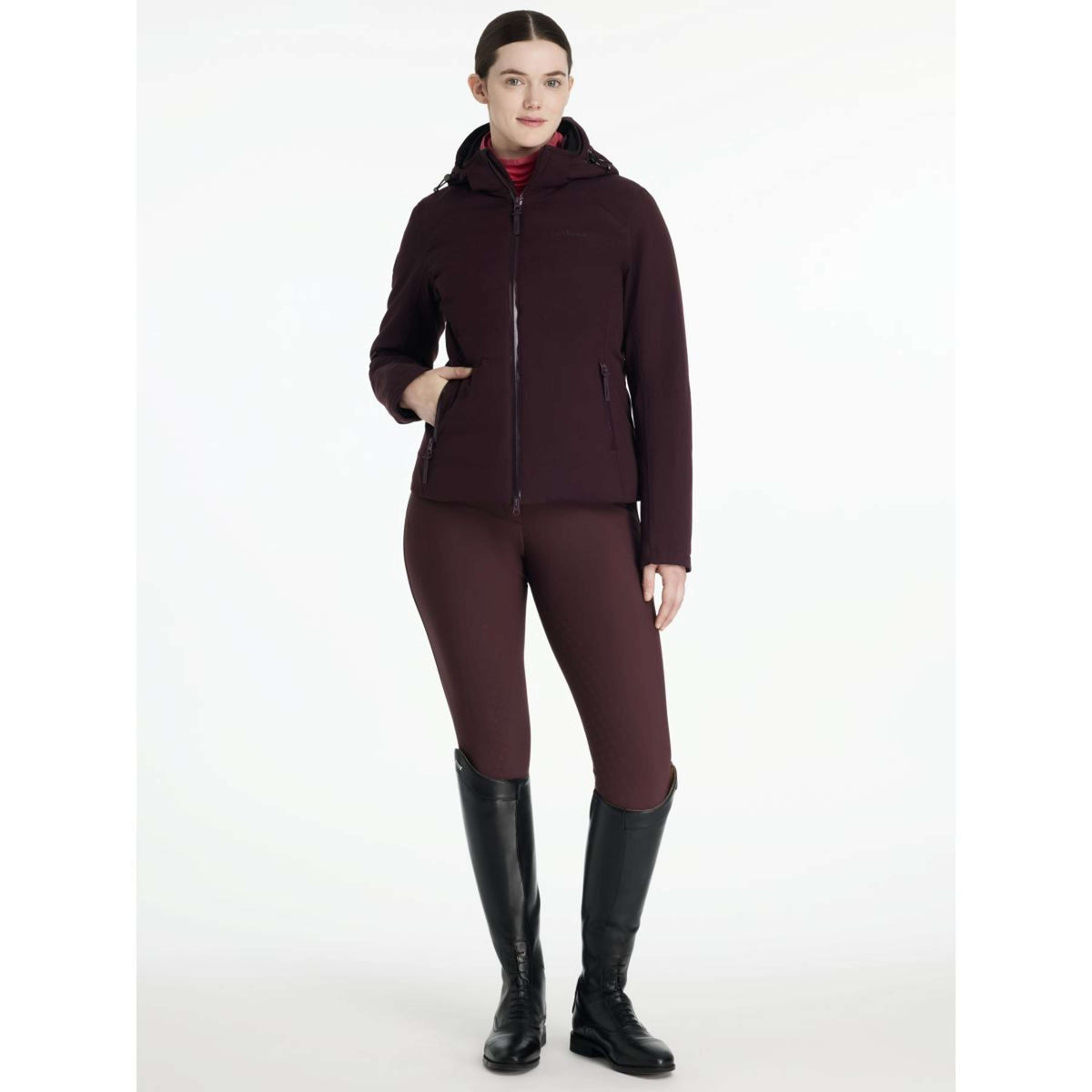 LeMieux Veste Brooke Waterproof Damson