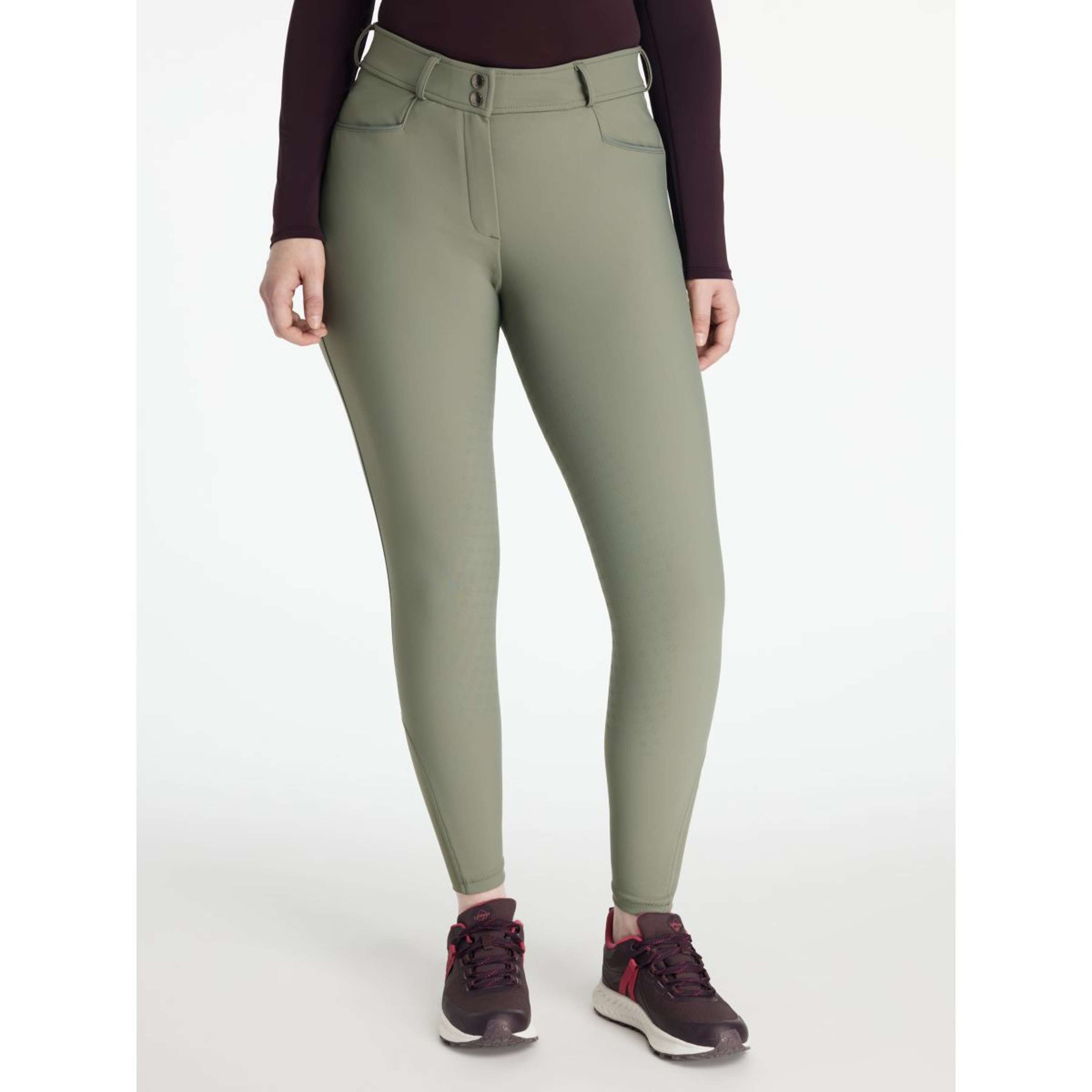 LeMieux Pantalon d'Équitation Isabelle Full Grip Rosemary
