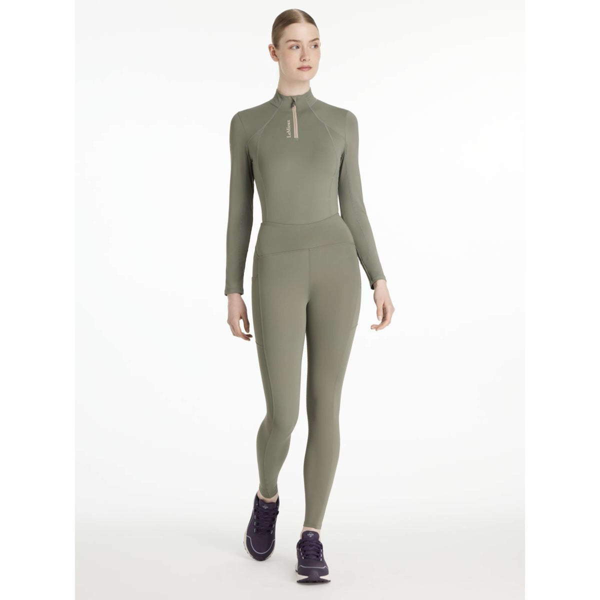 LeMieux Legging d'Équitation Natalie Brushed Rosemary