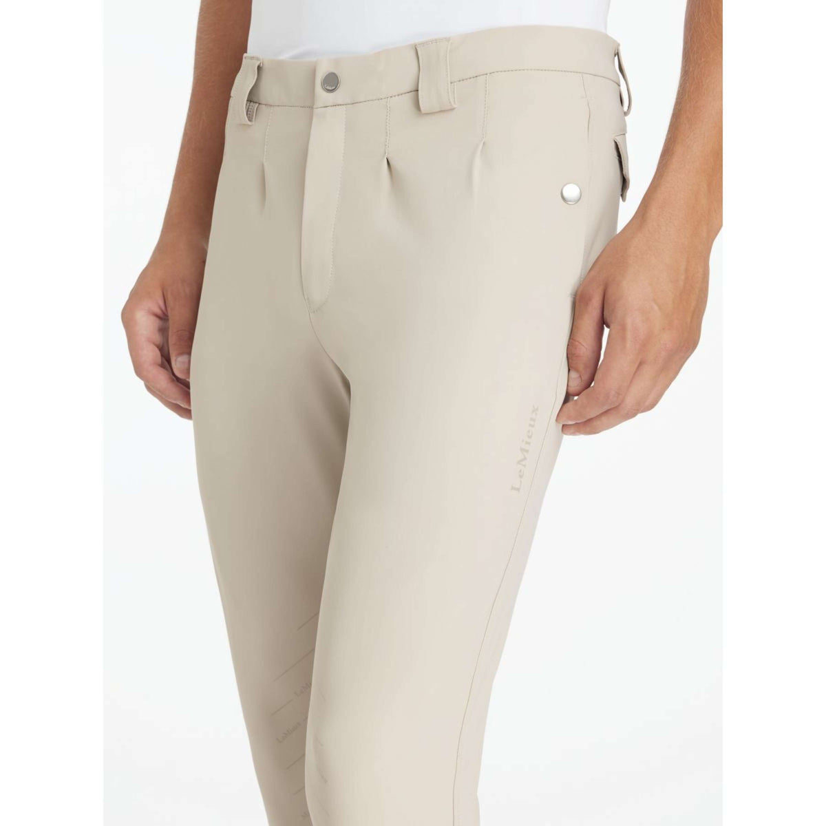 LeMieux Pantalon d'Équitation Classique Hommes Beige
