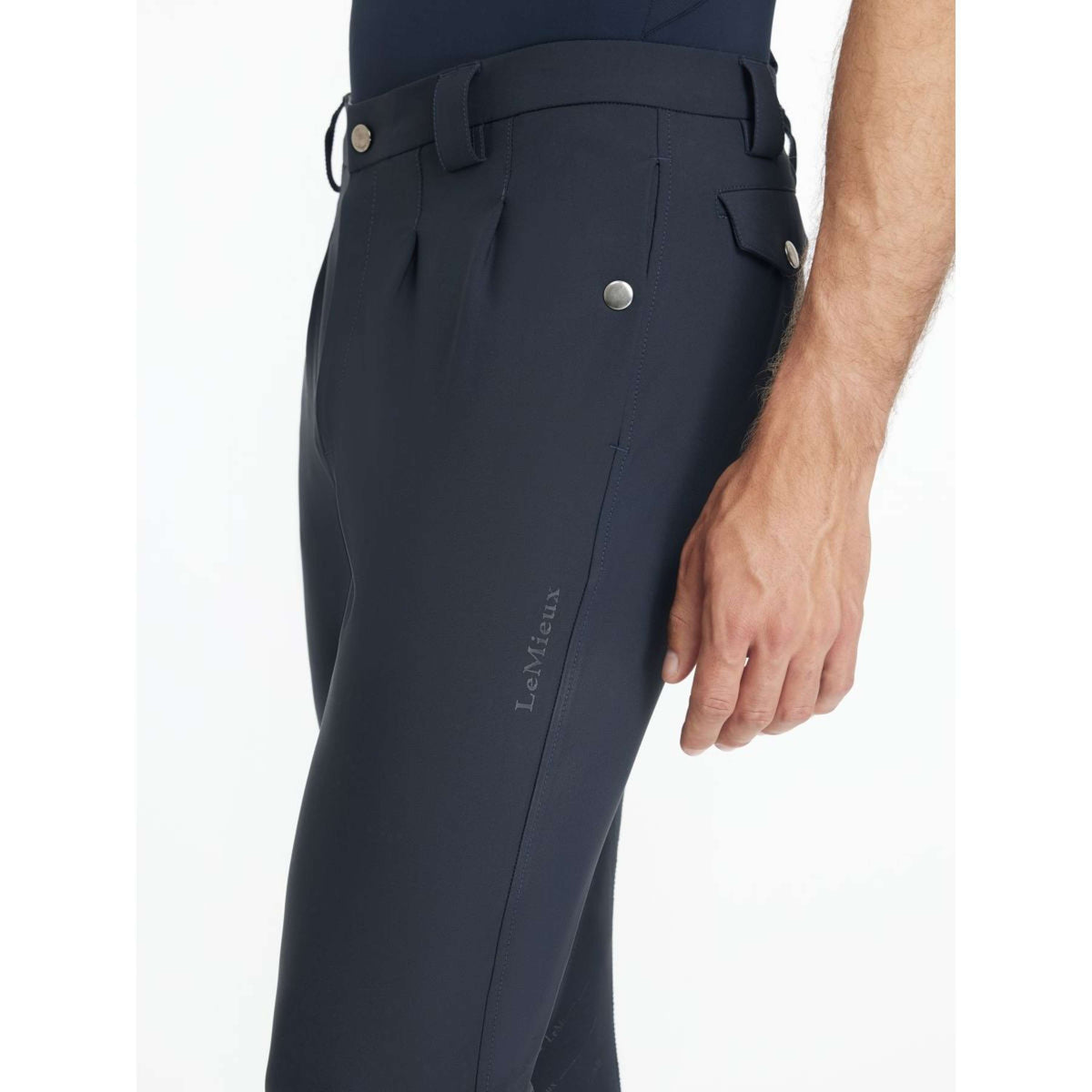 LeMieux Pantalon d'Équitation Classique Hommes Marin