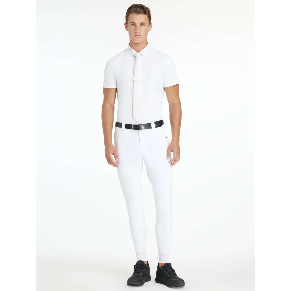 LeMieux Pantalon d'Équitation Classique Hommes Blanc
