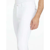 LeMieux Pantalon d'Équitation Sports Knee Grip Hommes Blanc