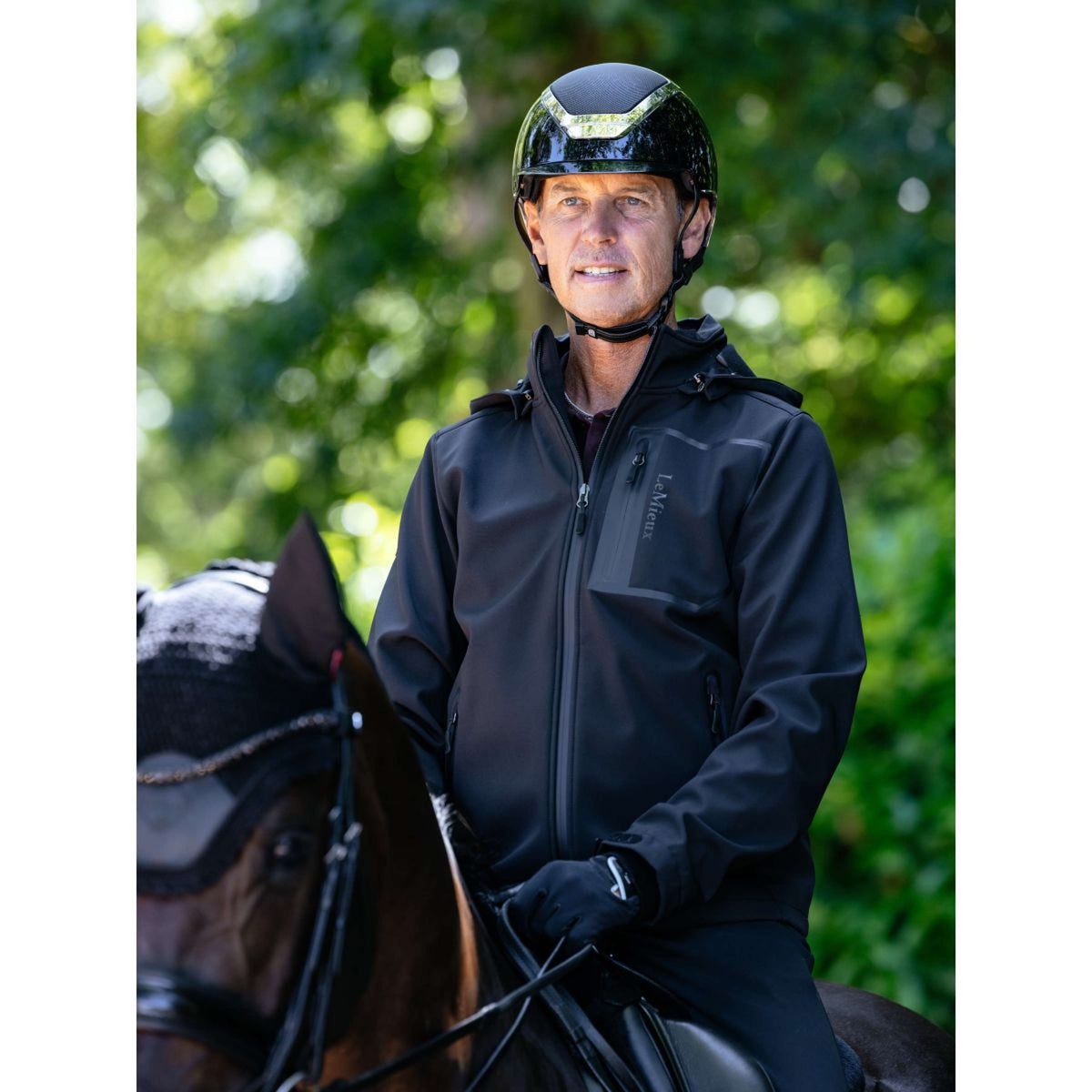 LeMieux Veste Softshell Hommes Noir