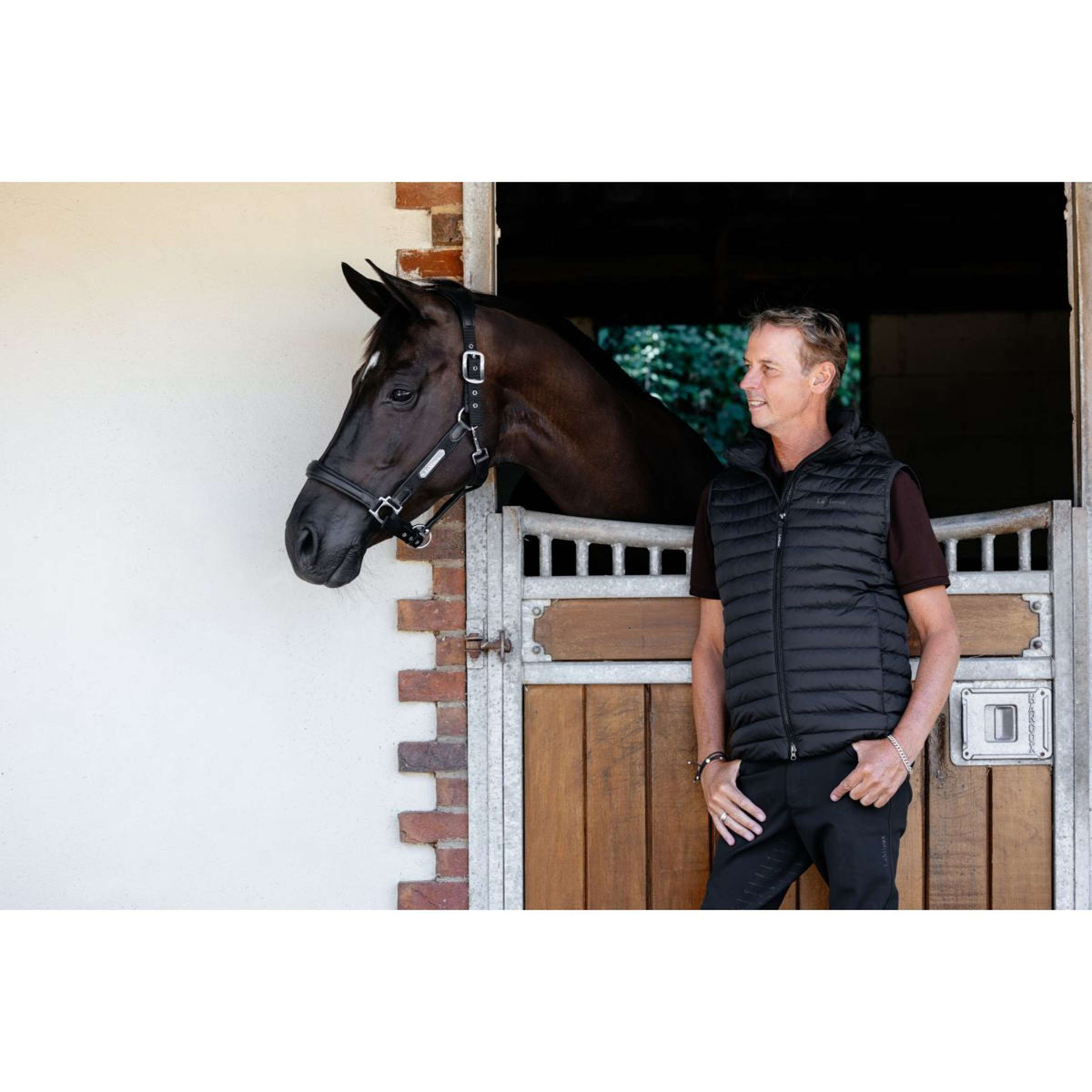 LeMieux Bodychauffant Puffer Hommes Noir