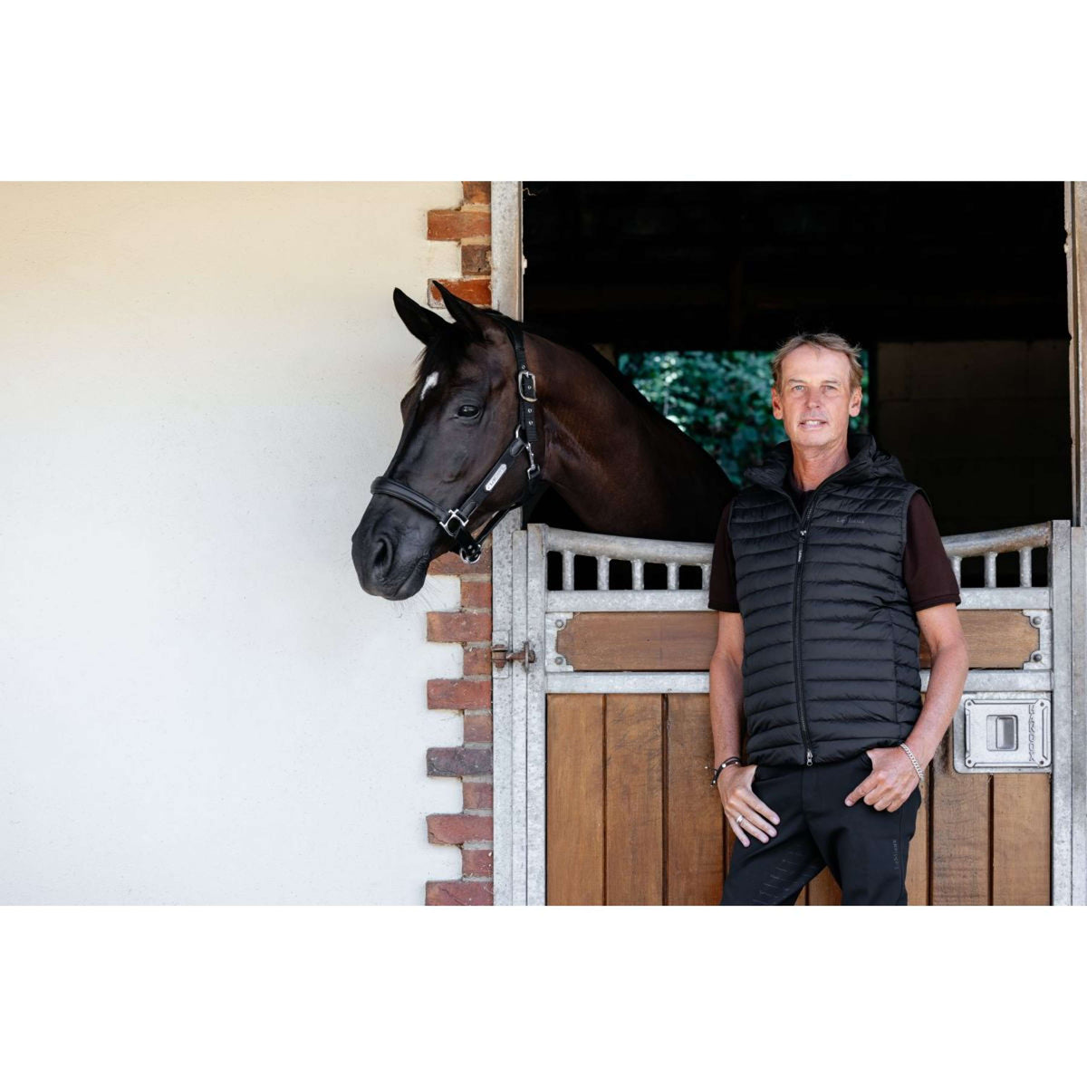 LeMieux Bodychauffant Puffer Hommes Noir