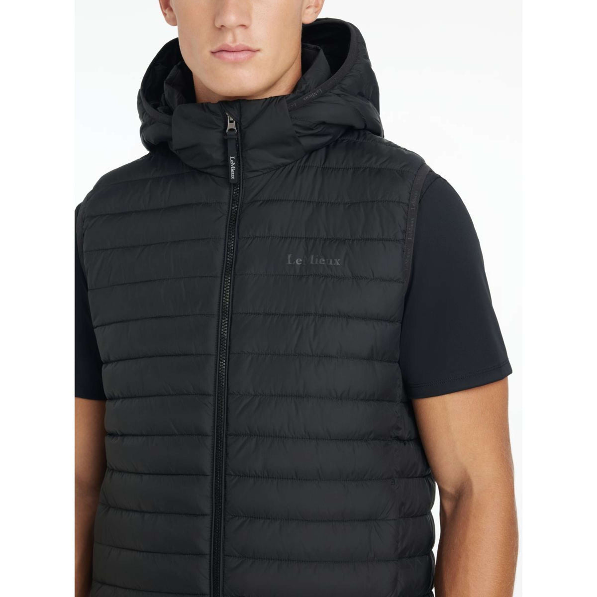 LeMieux Bodychauffant Puffer Hommes Noir