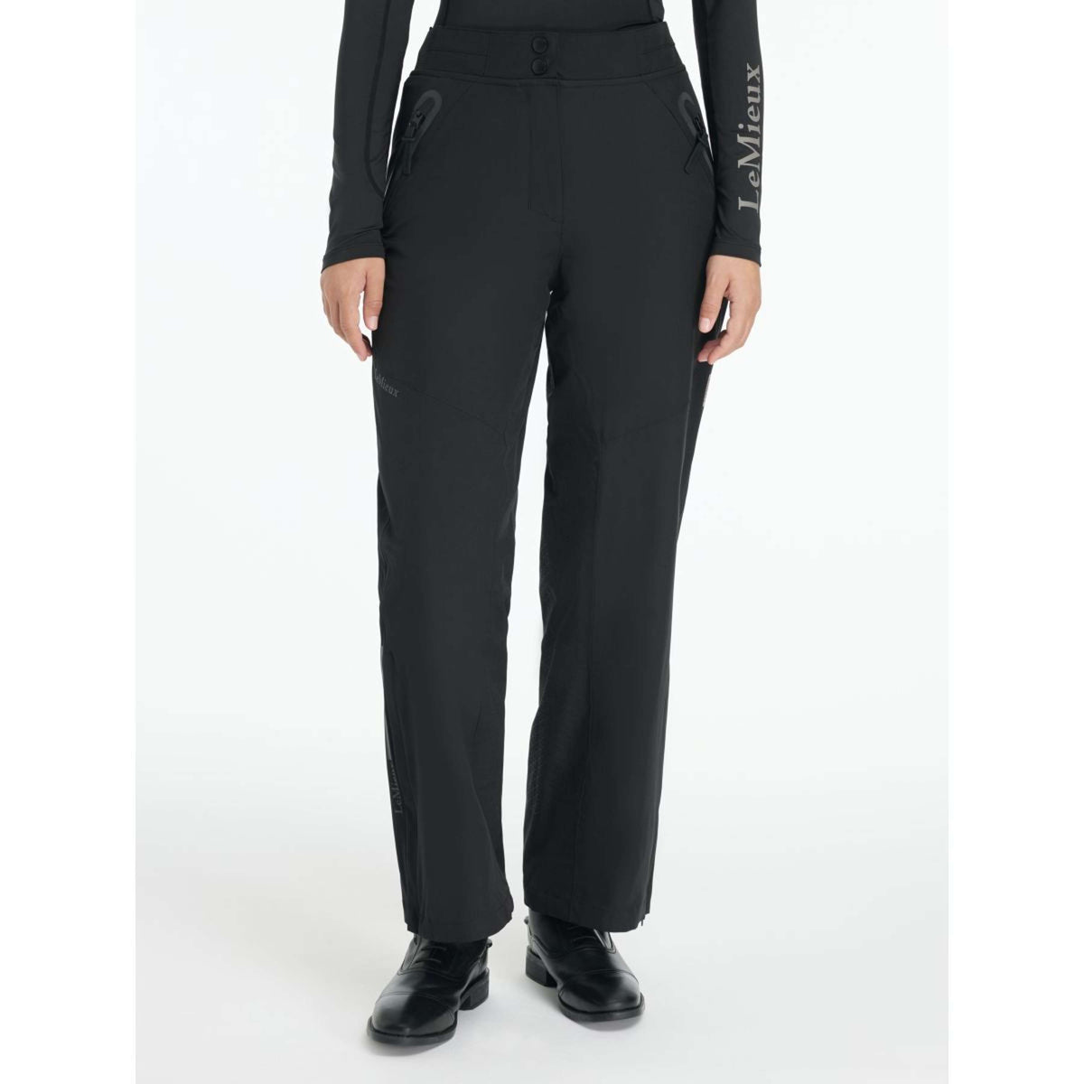 LeMieux Pantalon d'Équitation Young Rider Drytex Étanche Noir