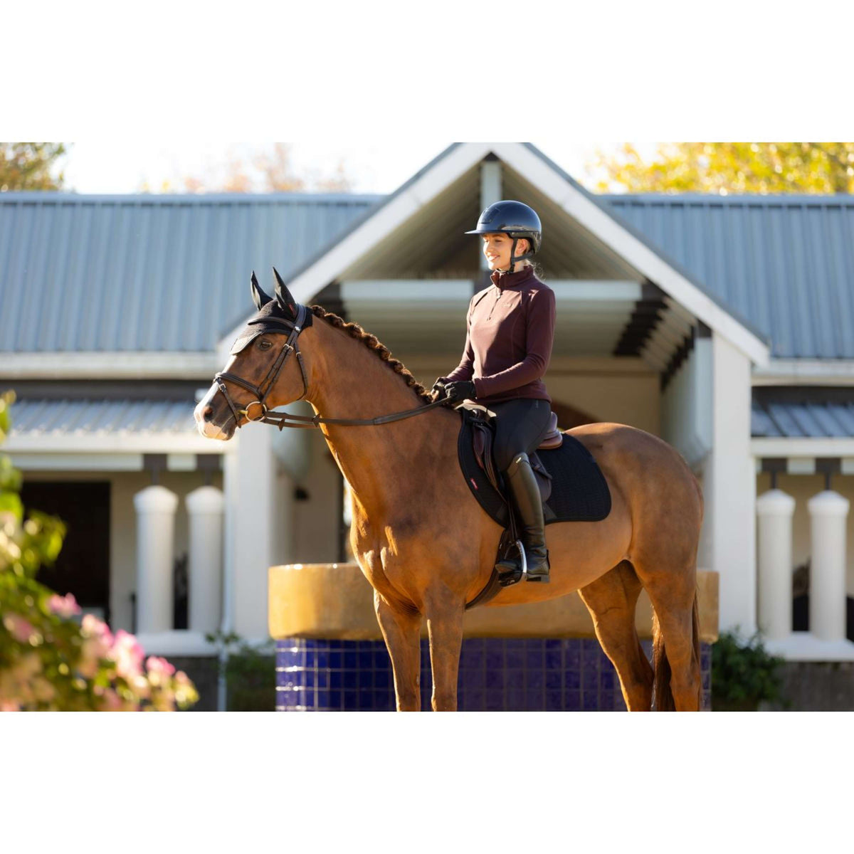 LeMieux Tapis de Selle Essence de Saut Noir