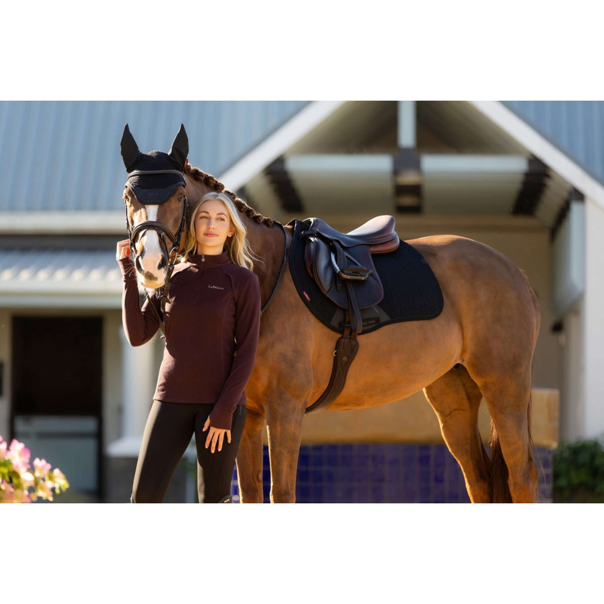 LeMieux Tapis de Selle Essence de Saut Noir