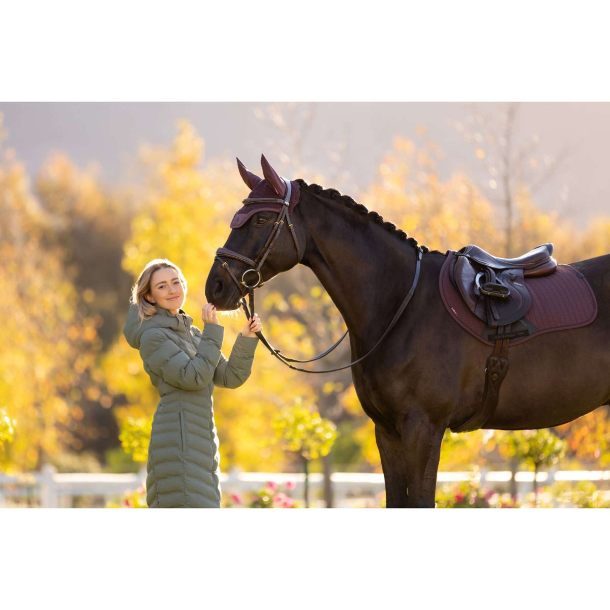 LeMieux Tapis de Selle Essence de Saut Damson