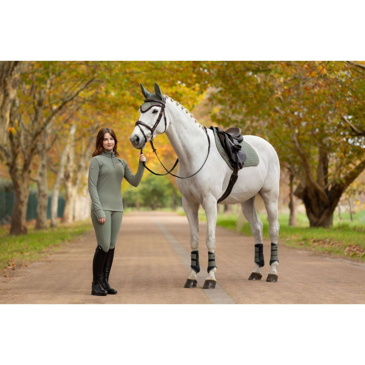 LeMieux Manches Longues Frances Fleece Rosemary