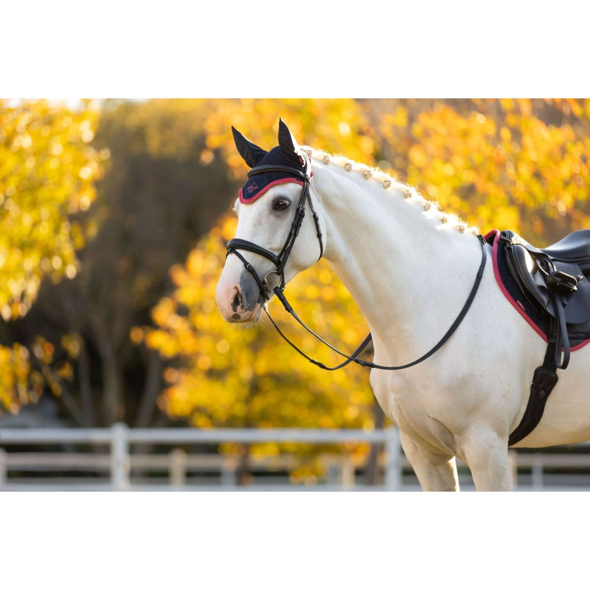 LeMieux Bonnet Anti-Mouches Classic Navy/Airelle