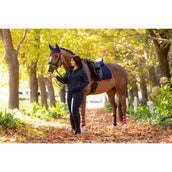 LeMieux Tapis de Selle Suede Dressage Navy/Airelle