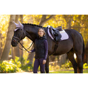 LeMieux Tapis de Selle Merino Suede de Saut Violet