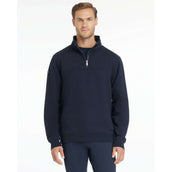 LeMieux Sweater Quarter Neck Hommes Marin
