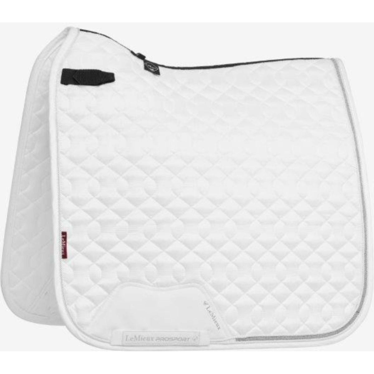 LeMieux Tapis de Selle Crystal Suede Dressage Blanc