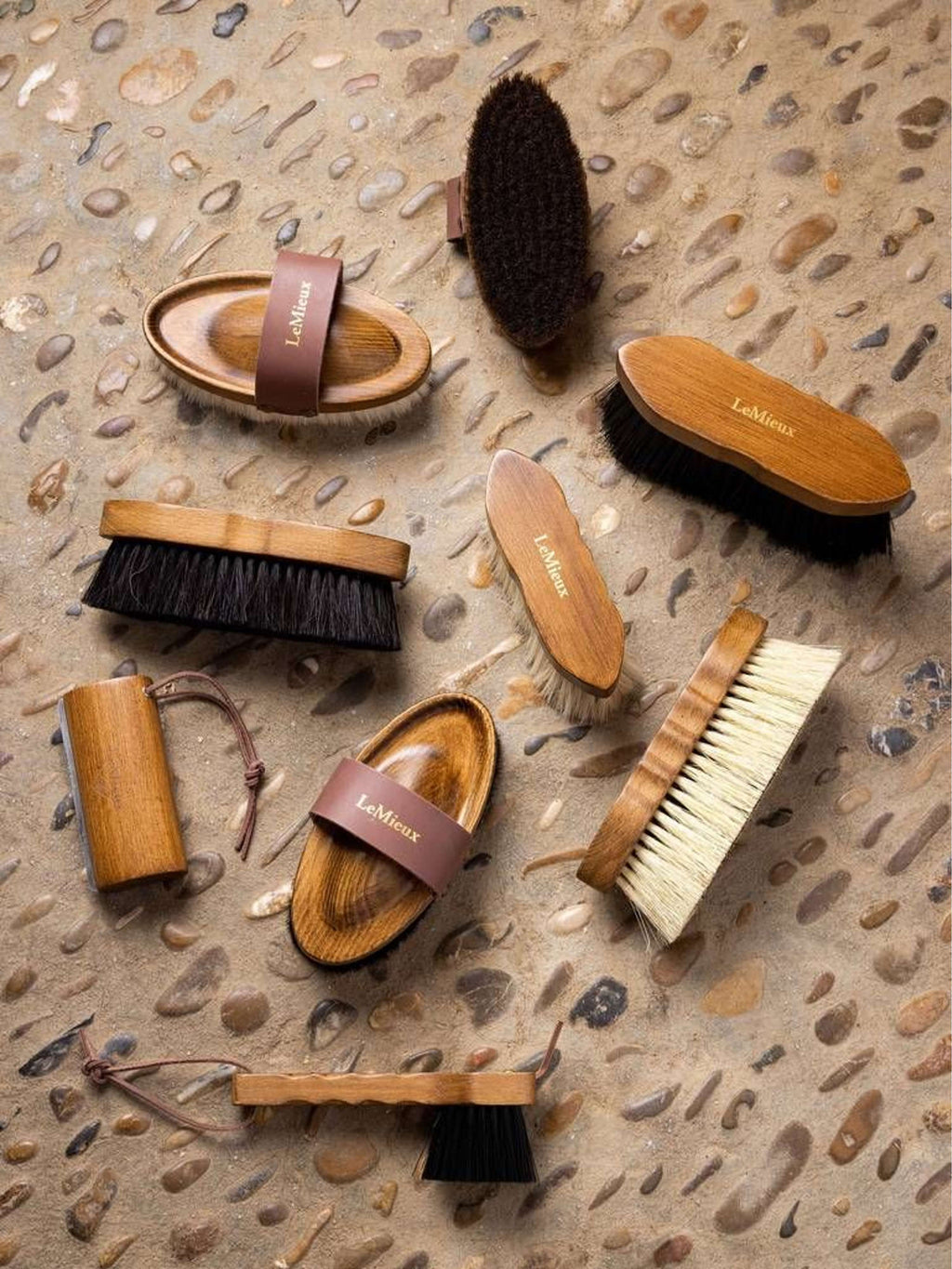 LeMieux Brosses Artisan Laine d'Agneau Marron