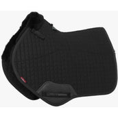 LeMieux Tapis de Selle Pro CC Peau d'Agneau Noir/Noir